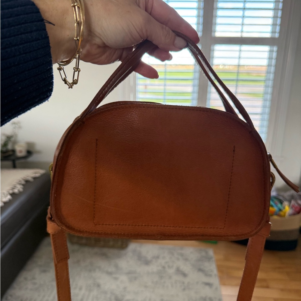 Madewell Tan Leather Crossbody Bag